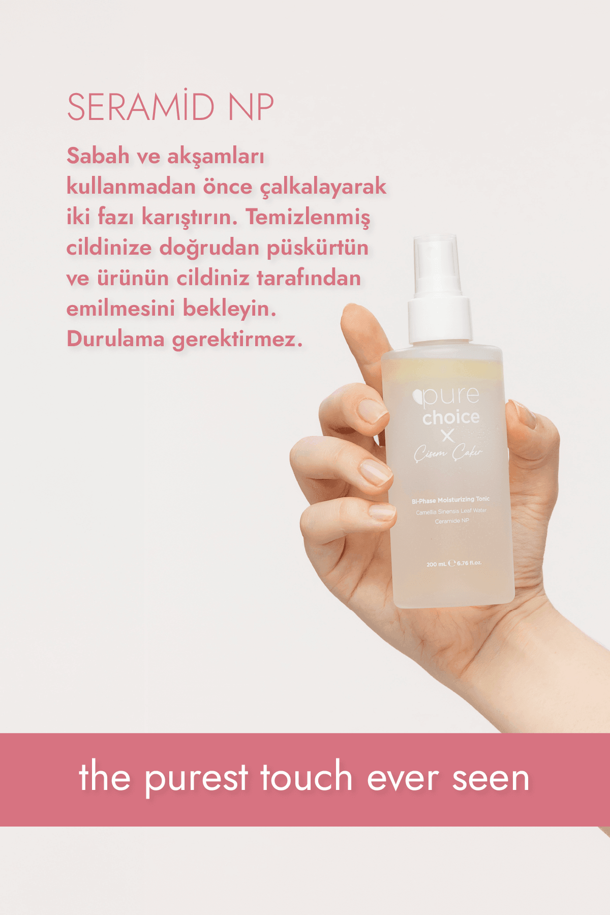 Çift Fazlı Nemlendirici Sprey Tonik, 200ml