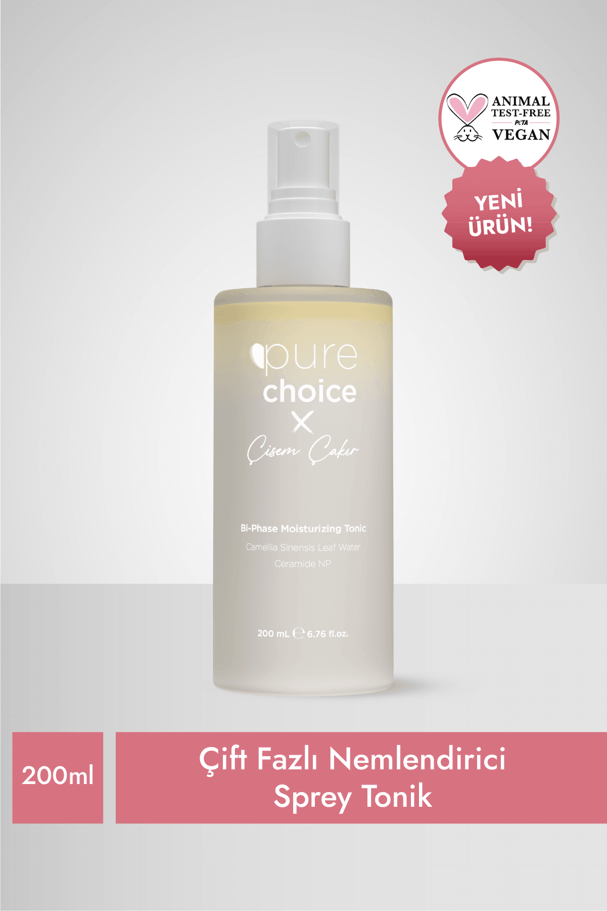Çift Fazlı Nemlendirici Sprey Tonik, 200ml