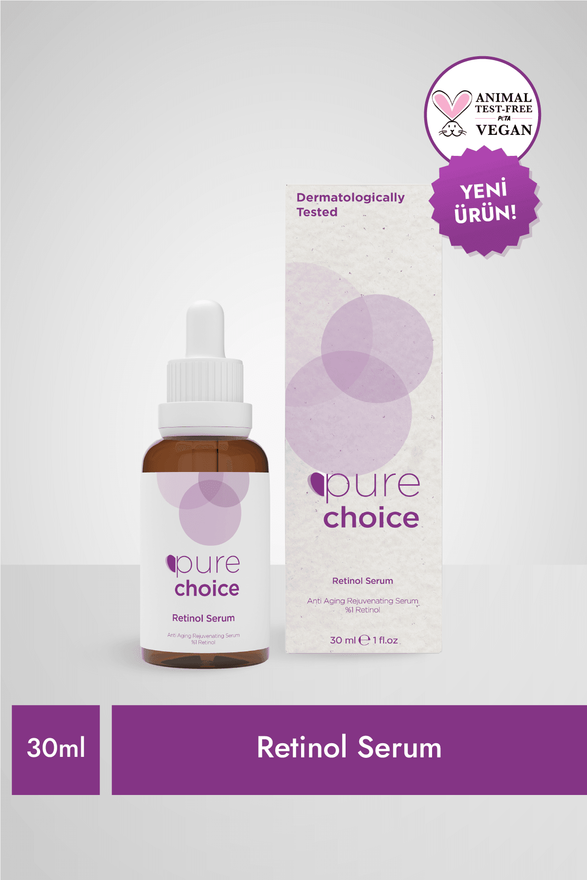 Retinol Serum, 30mL - Yaşlanma Karşıtı ve Yenileyici