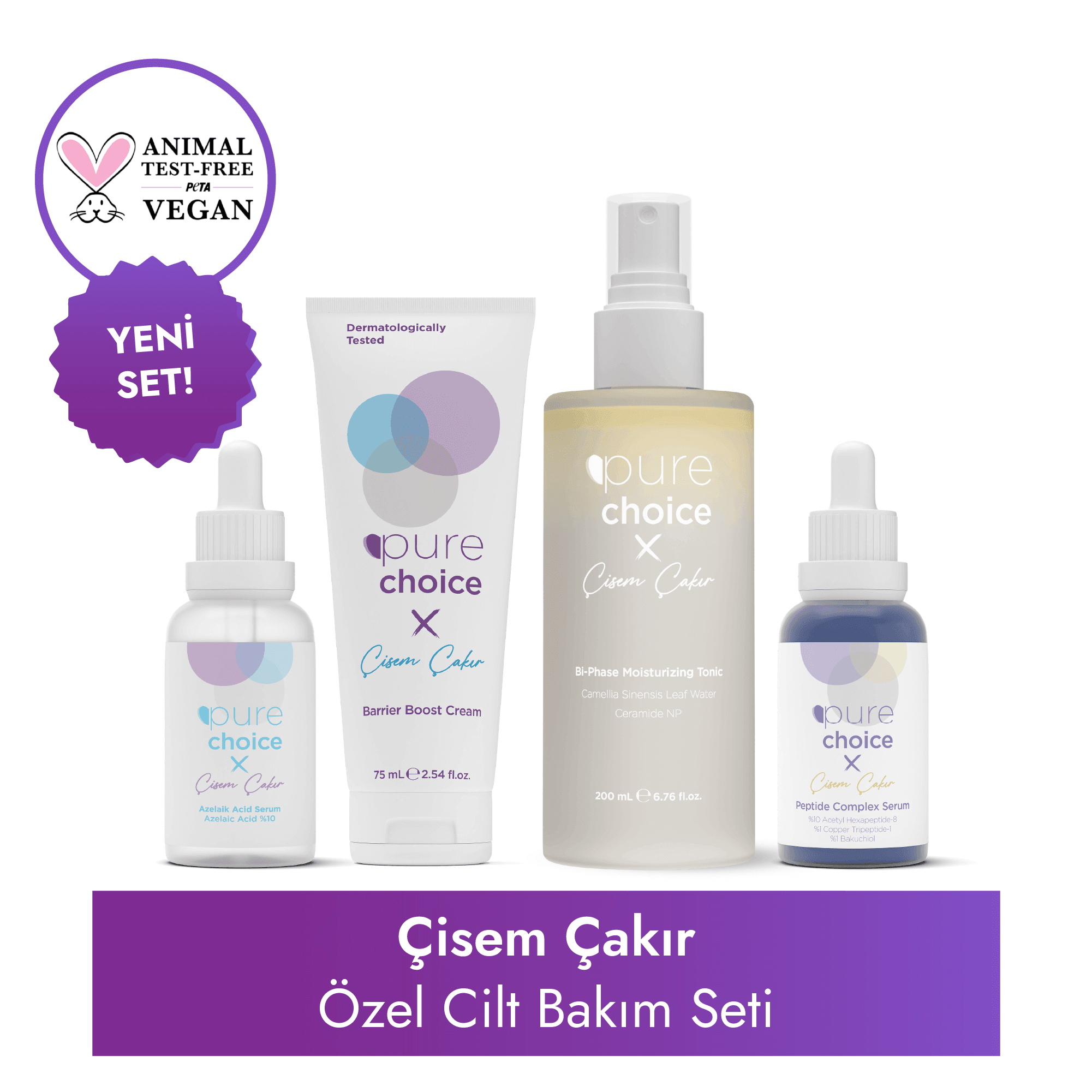 Özel Cilt Bakım Seti — Pure Choice x Çisem Çakır