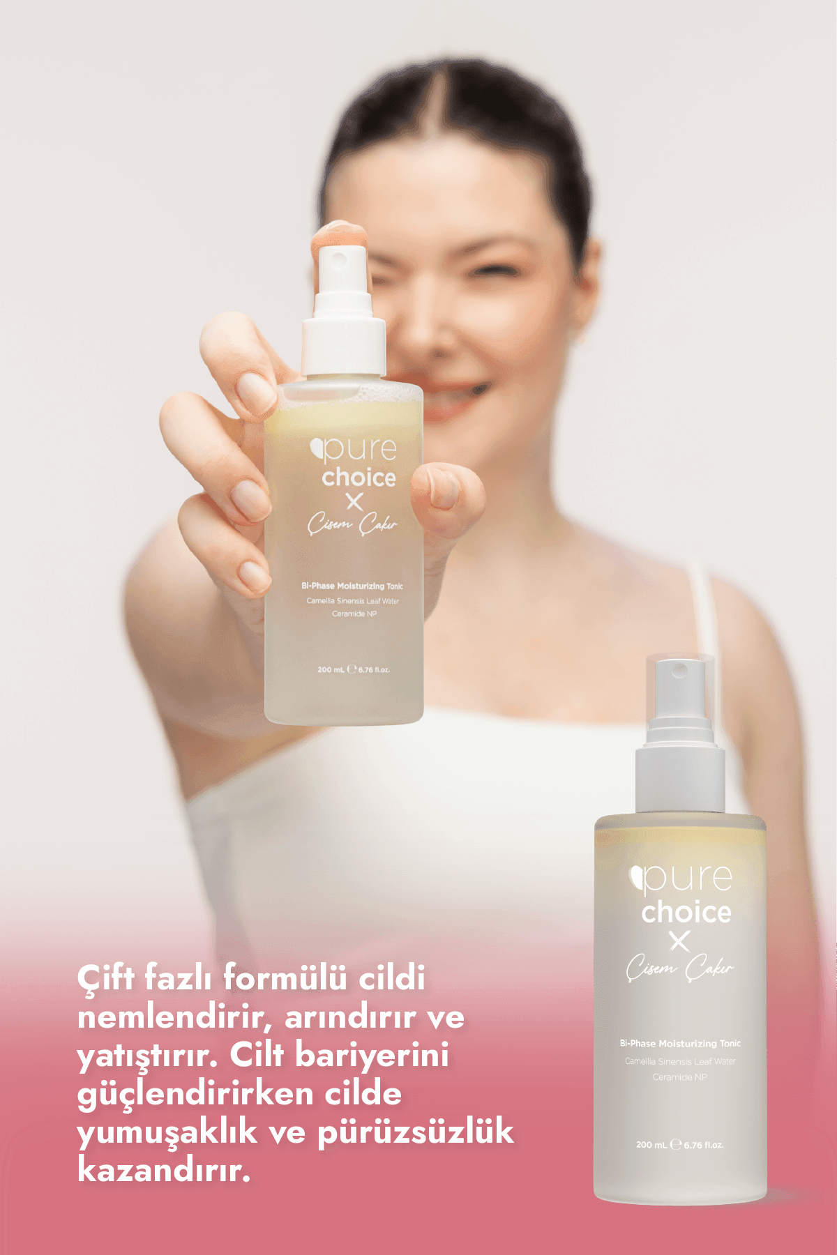 Çift Fazlı Nemlendirici Sprey Tonik, 200ml