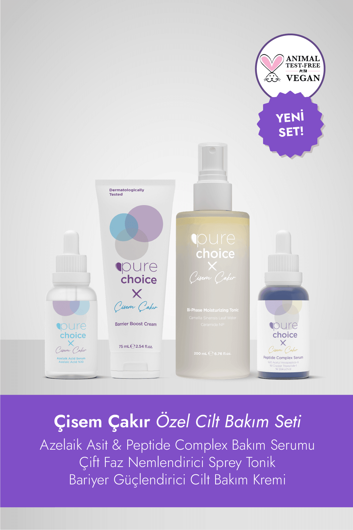 Özel Cilt Bakım Seti - Pure Choice x Çisem Çakır