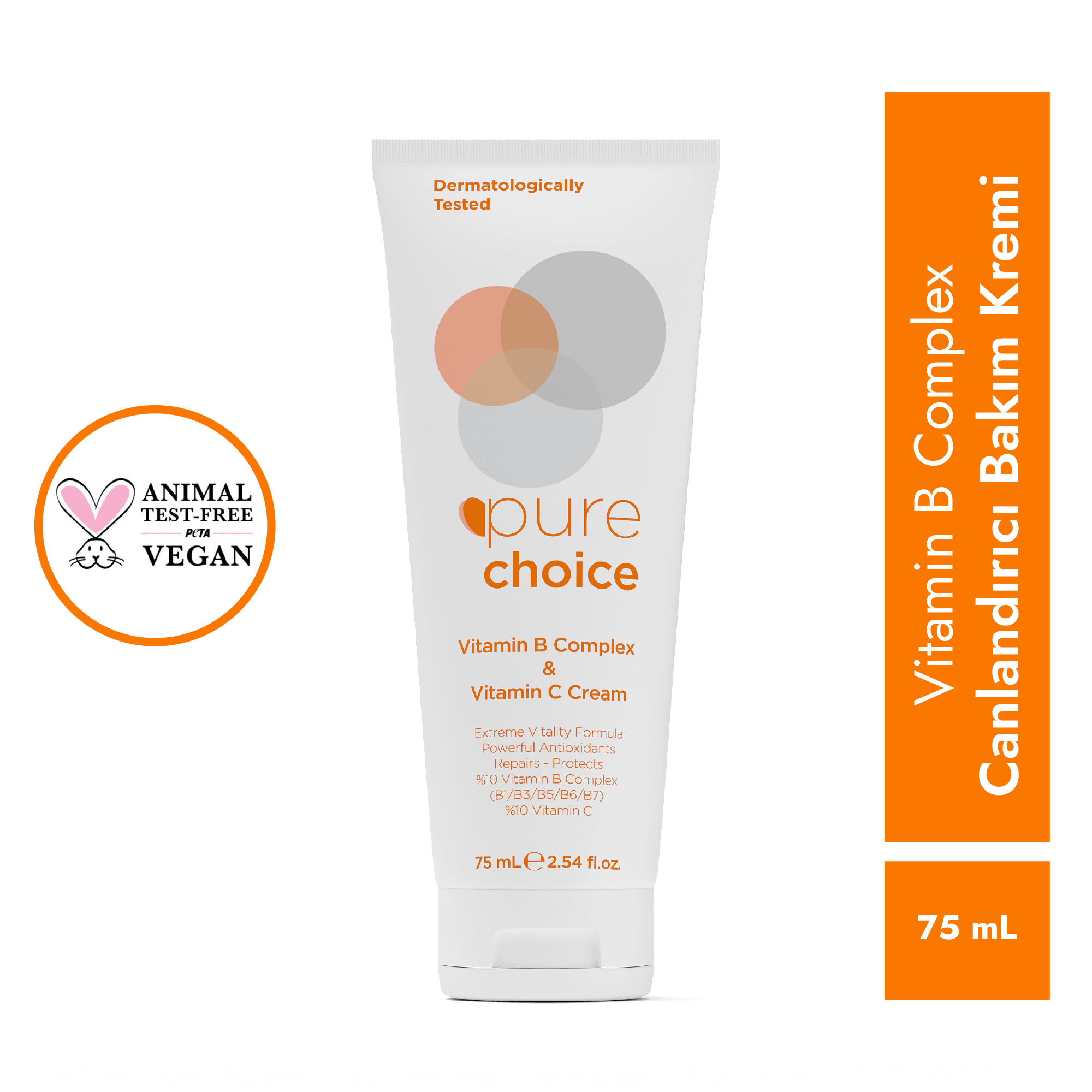 Aydınlatıcı ve Canlandırıcı Cilt Bakım Kremi - 75 mL — Vitamin B Complex, Vitamin C
