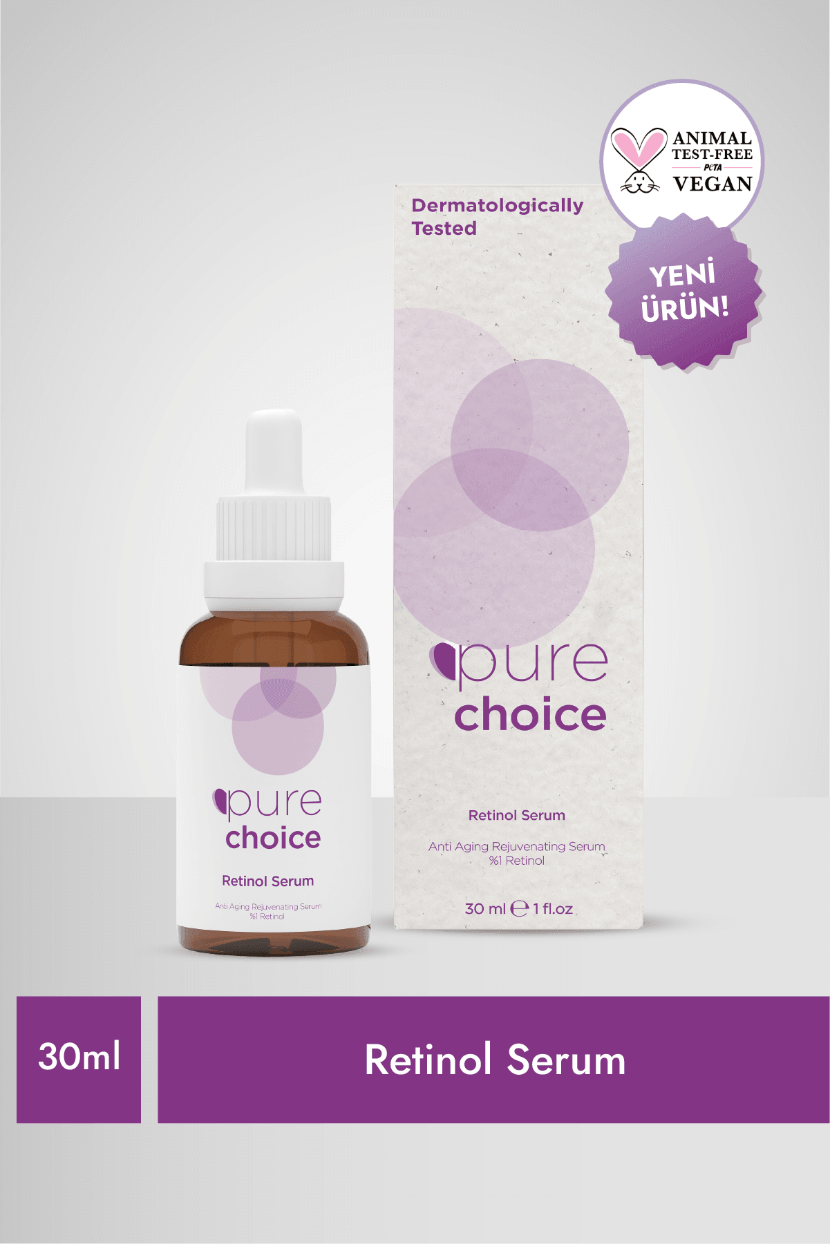 Retinol Serum, 30ml - Yaşlanma Karşıtı ve Yenileyici