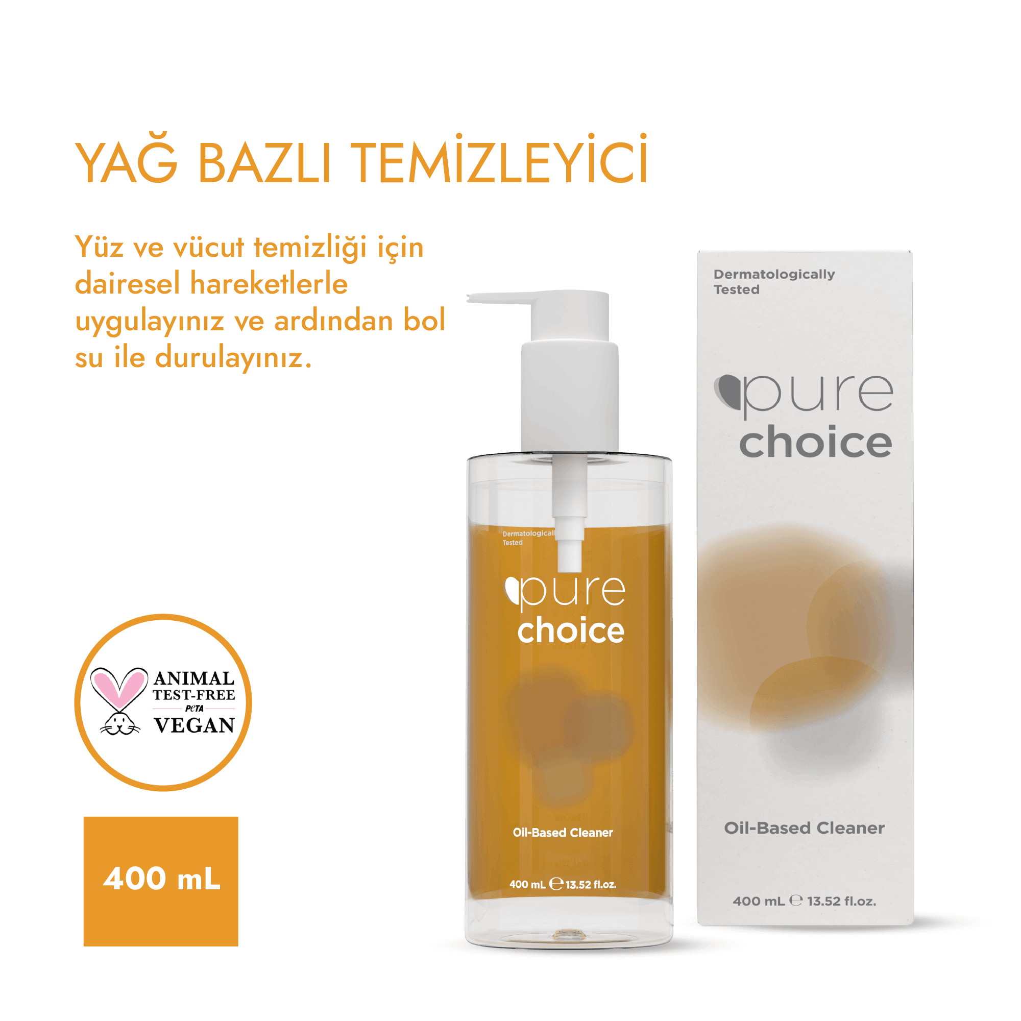 Yüz ve Vücut İçin Yağ Bazlı Temizleyici