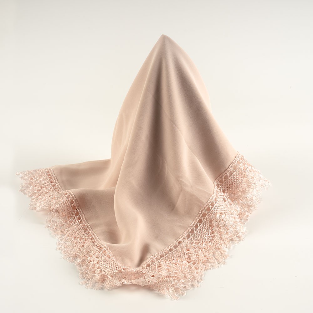 Baş Örtüsü - Pudra Pembe