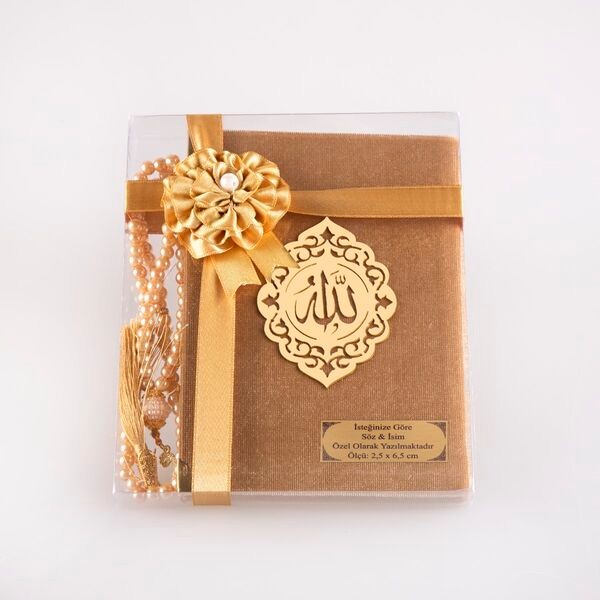 Raşel Yasin-i Şerif Şems. Lafz. Kombin Set - Gold