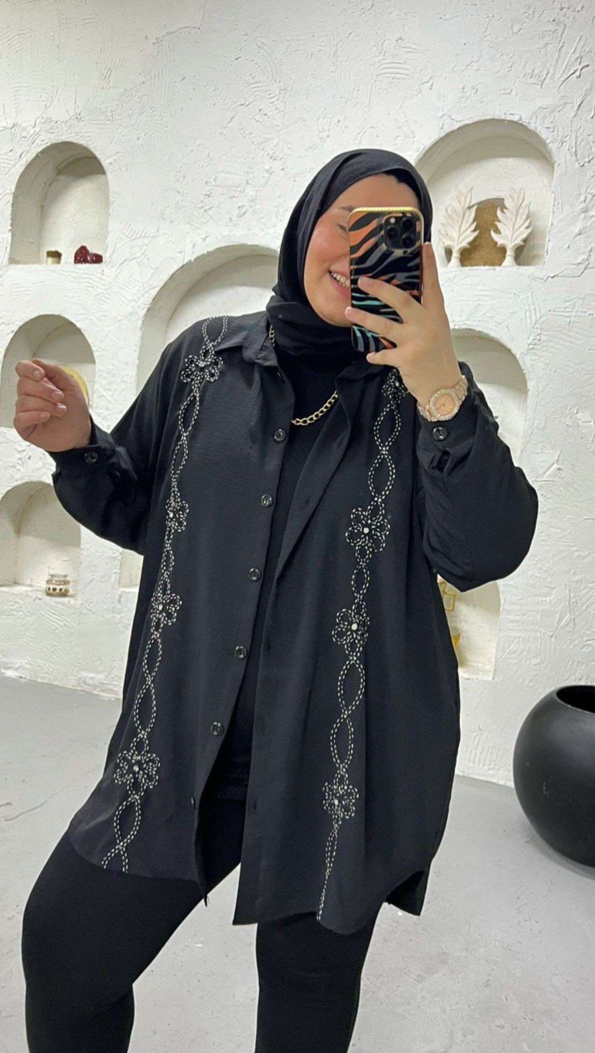 🌸 NAKIŞ DETAYLI AYROBİN GÖMLEK
