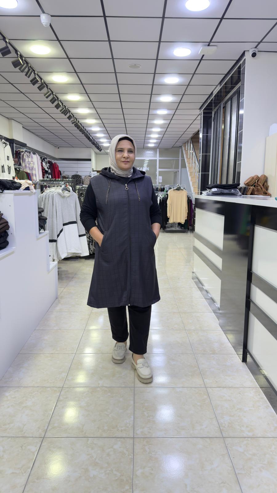 Büyük Beden Kapitone Yelek