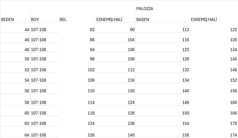 Büyük Beden Likralı Krep Palazzo Pantalon - Kahve Köpüğü