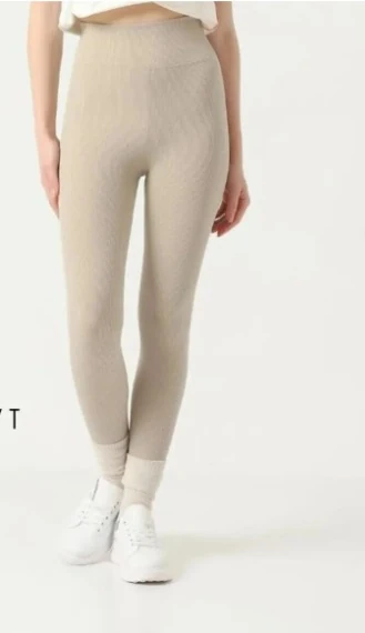 Büyük Beden Fitilli Tayt