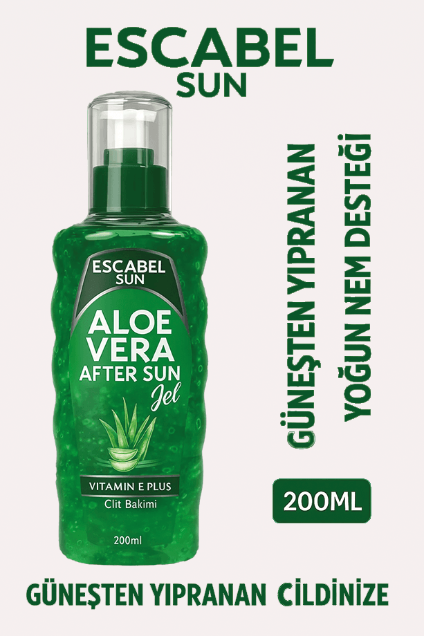 Escabel Aloe Vera After Sun Gel Cream - Güneş Sonrası Aloevera Jel Krem