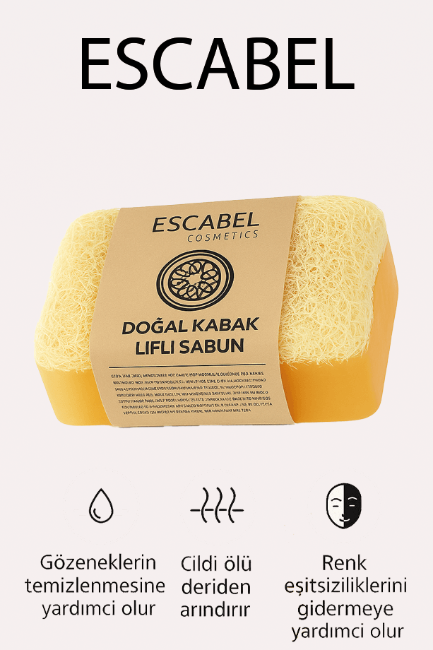 Doğal Kabak Lifli Pirinç Sabunu 120 Gr