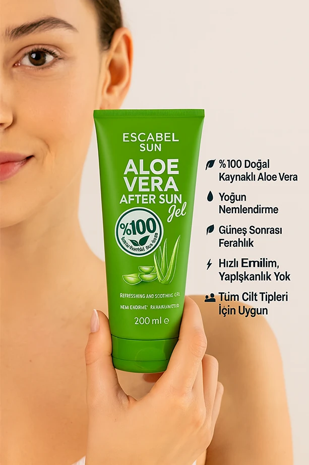Aloe Vera Aftersun Jel 200 Ml Tüp