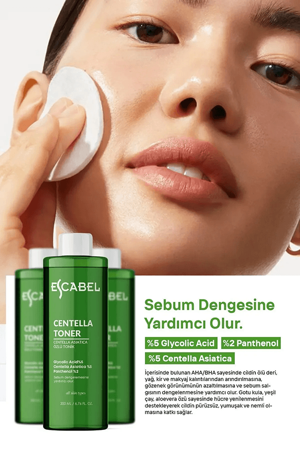 Gözenek Sıkılaştırıcı, Akne Ve Siyah Nokta Karşıtı, Sebum Dengeleyici Tonik 200 ml
