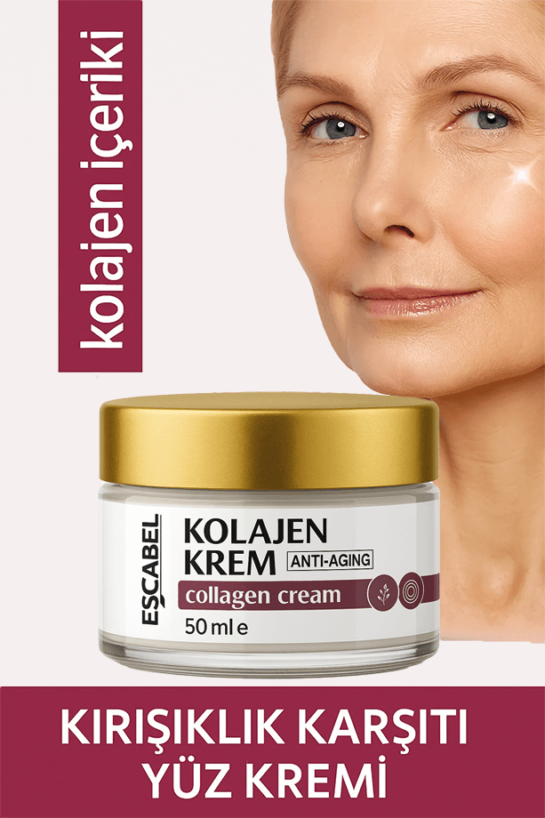 Kırışıklık Önleyici Kolajen Yüz Kremi 50ml
