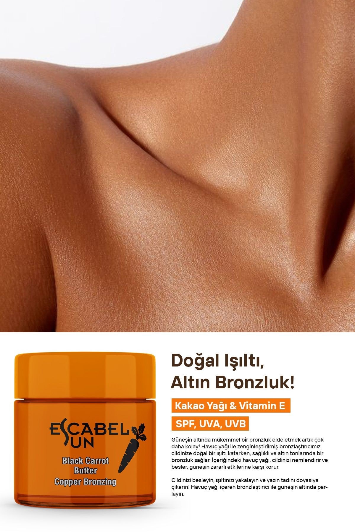 Havuç Özlü Bronzlaştırıcı 150 ml Yağ