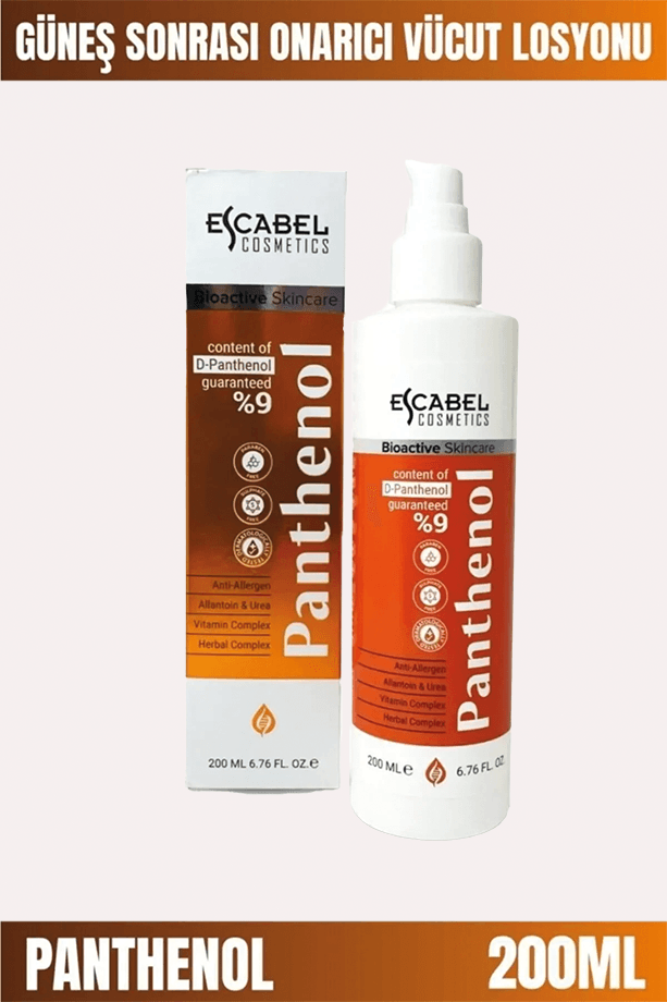 Panthenol Güneş Sonrası Onarıcı Vücut Losyonu %9 200 ml Panthenol