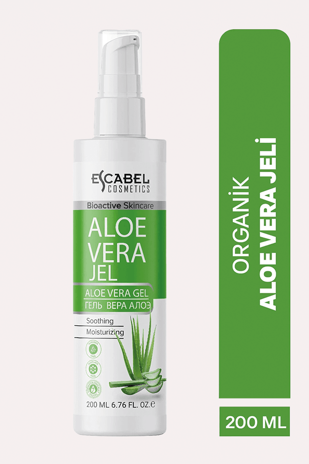 Organik Aloe Vera Güneş Ve Epilasyon Sonrası Vitaminli Parabensiz Jel 200ml