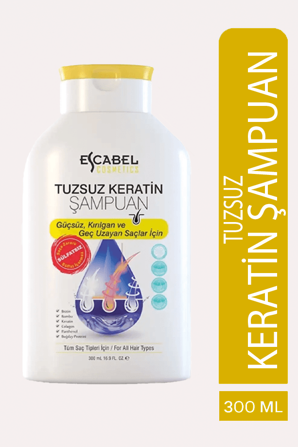 Sülfatsız Tuzsuz ve Paraben'siz Şampuan
