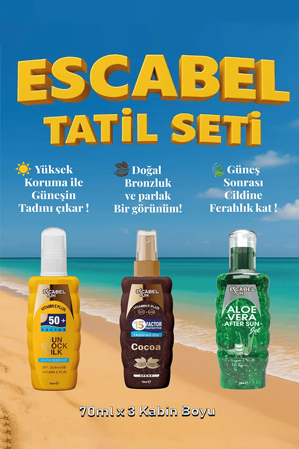 Güneş Kremi Tatil Seti