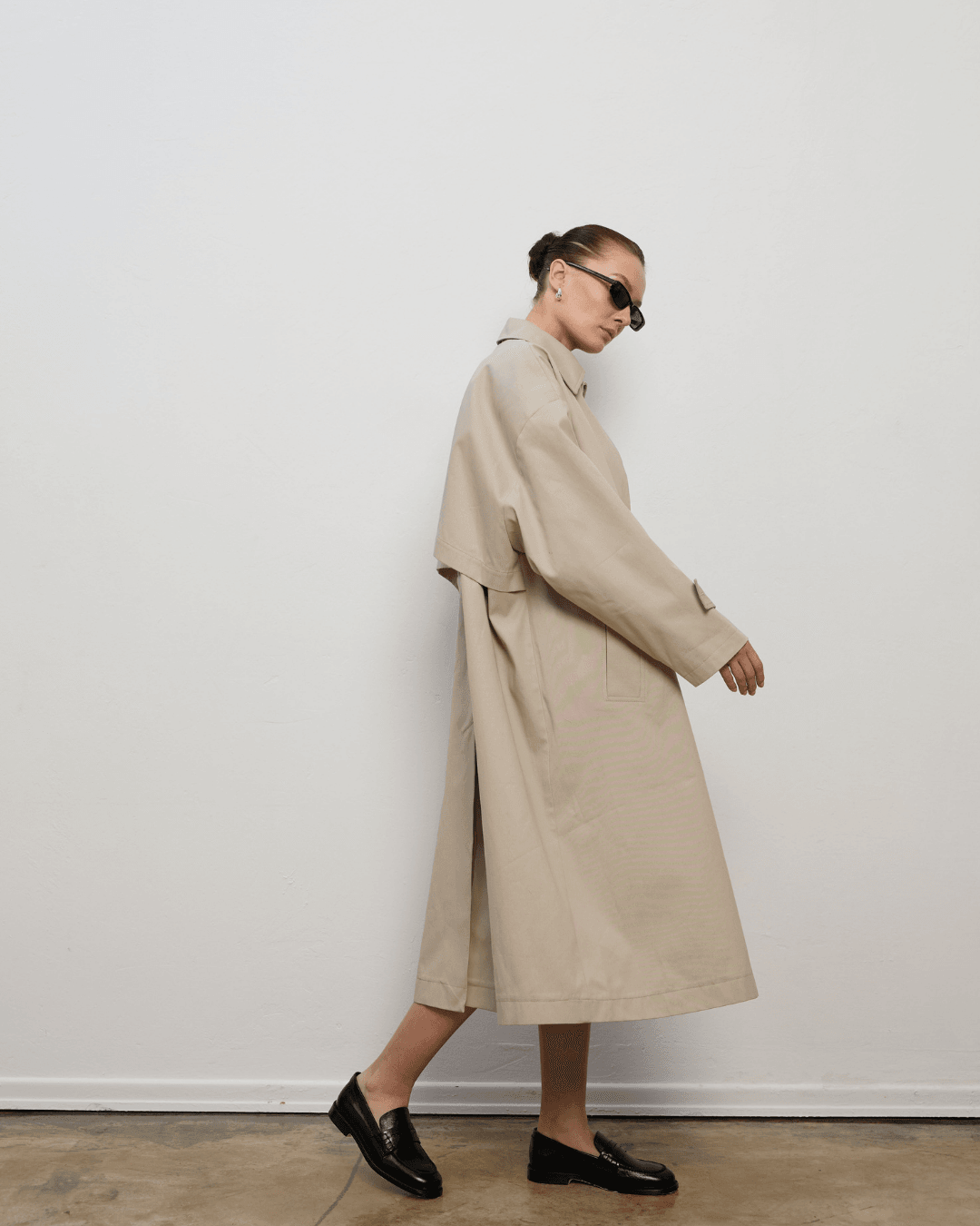 Oversize Gabardin Trençkot 0 image