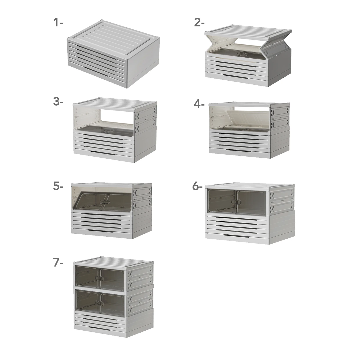 6 Katlı Portatif, Katlanabilir Ayakkabı Düzenleyici