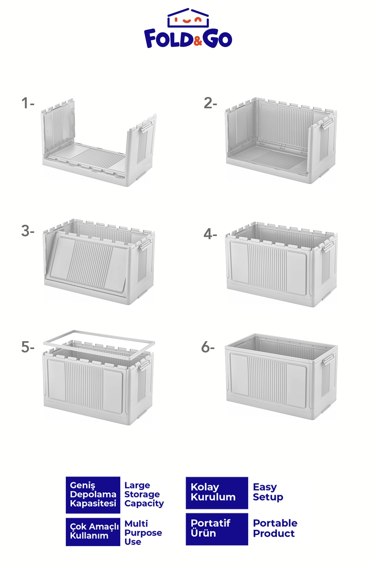 Tekli Portatif Organizer Kasa