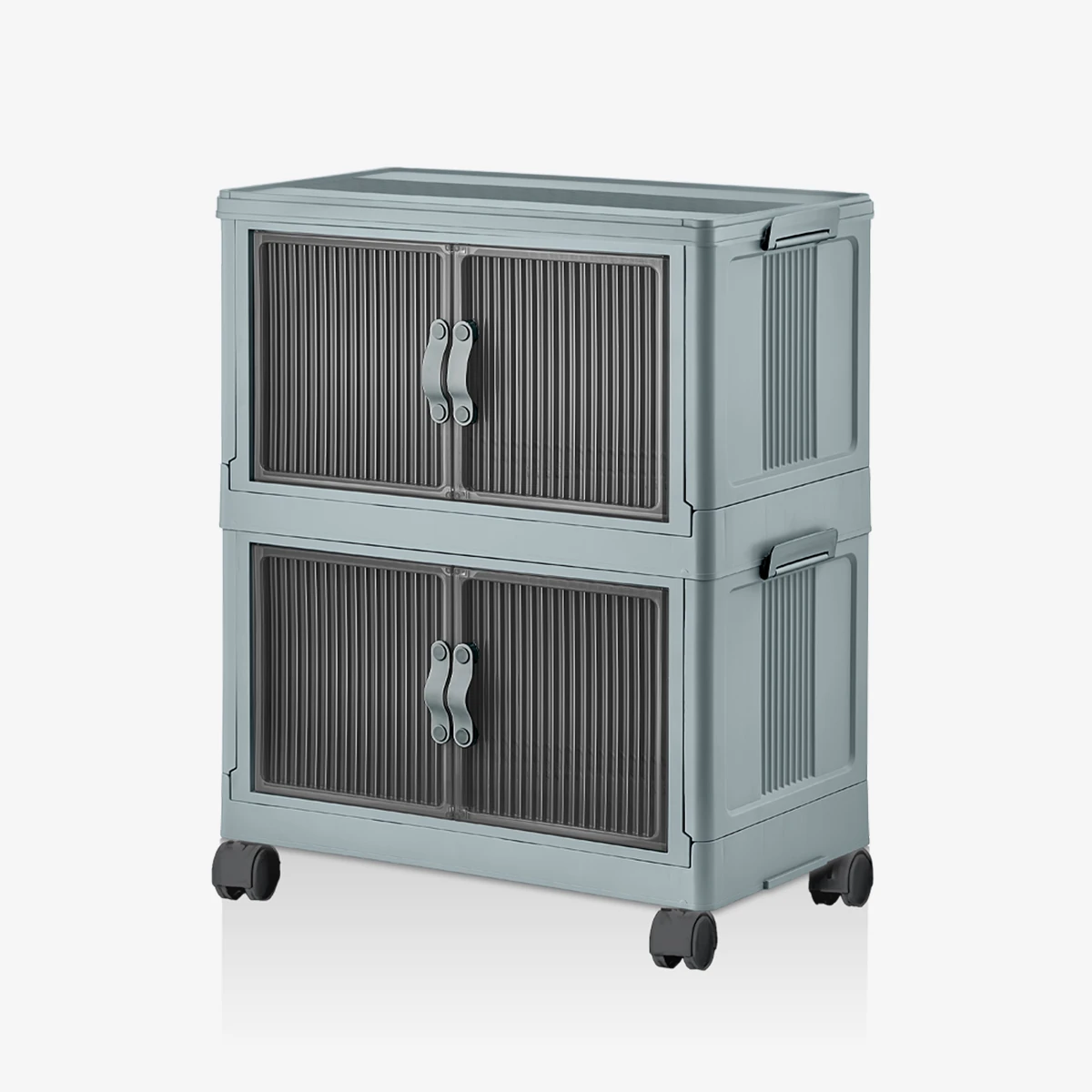 2'li Portatif Organizer Dolap - Bebe Mavisi