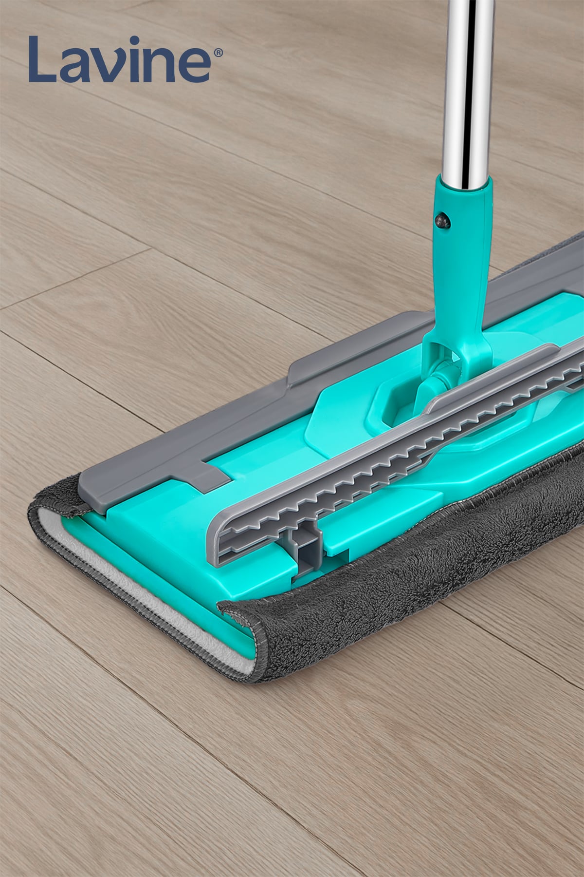  (2 Adet) Lavine Yengeç Mop Temizlik Seti Yedek Bezi Çift Mikrofiber Bez Premium Kalite