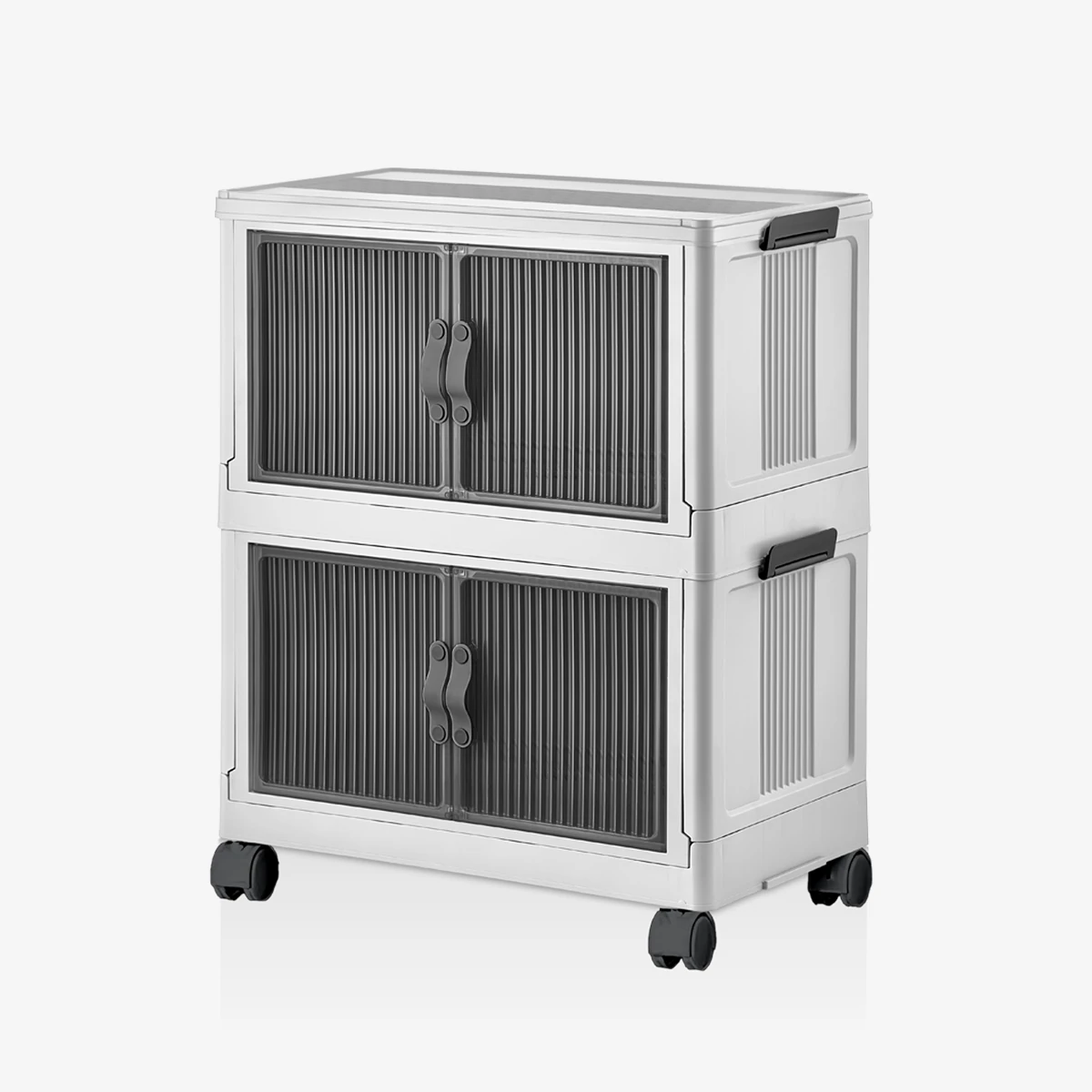 2'li Portatif Organizer Dolap - Beyaz