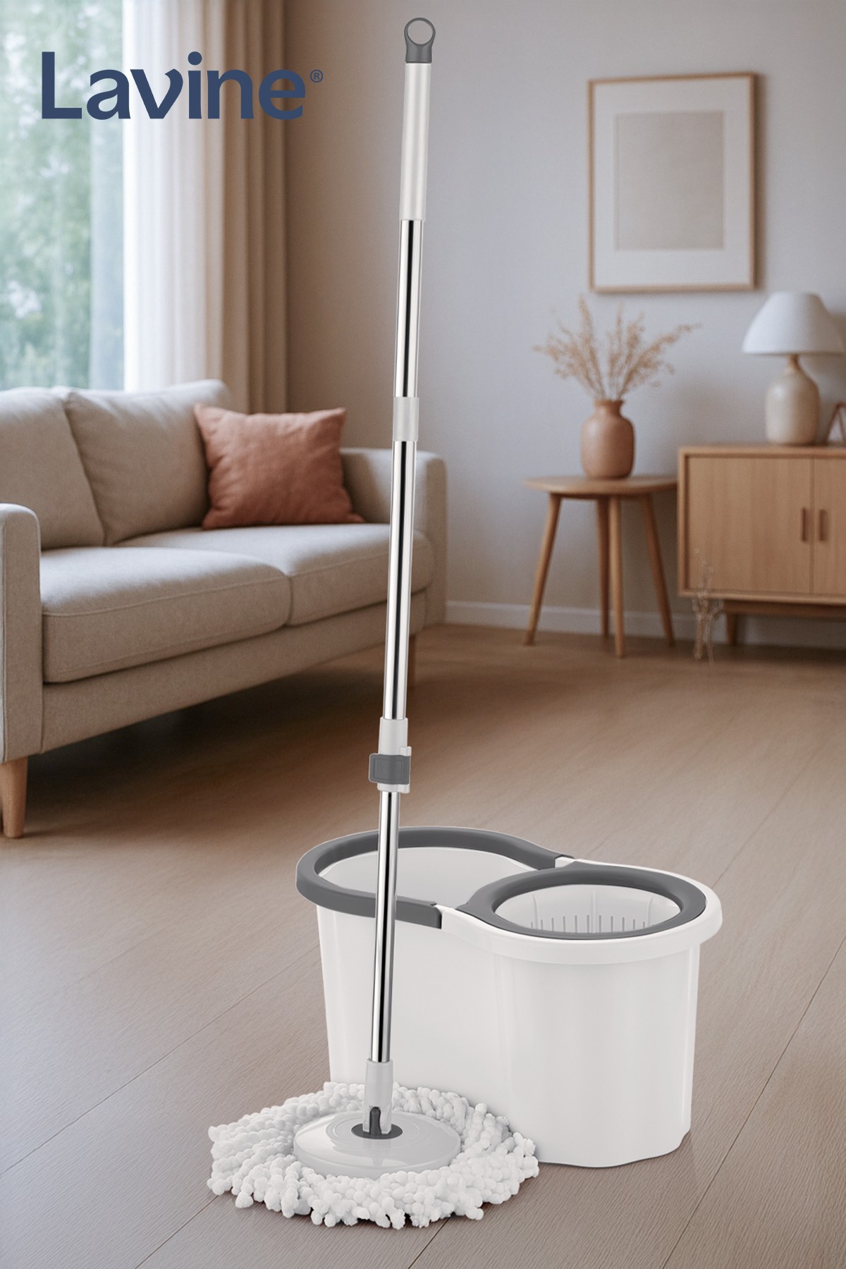 Cool Mop Ultra 360 Temizlik Seti 16lt  - Beyaz