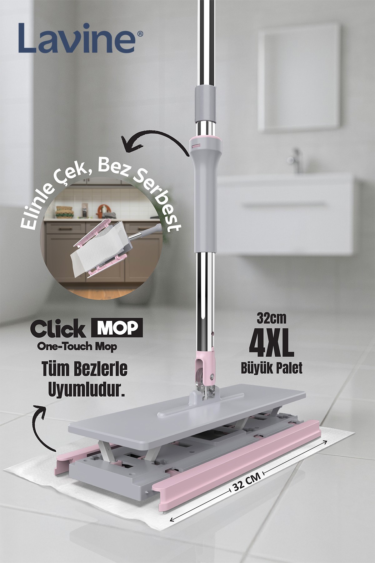 Click Mop 8 Adet Bez Hediyeli