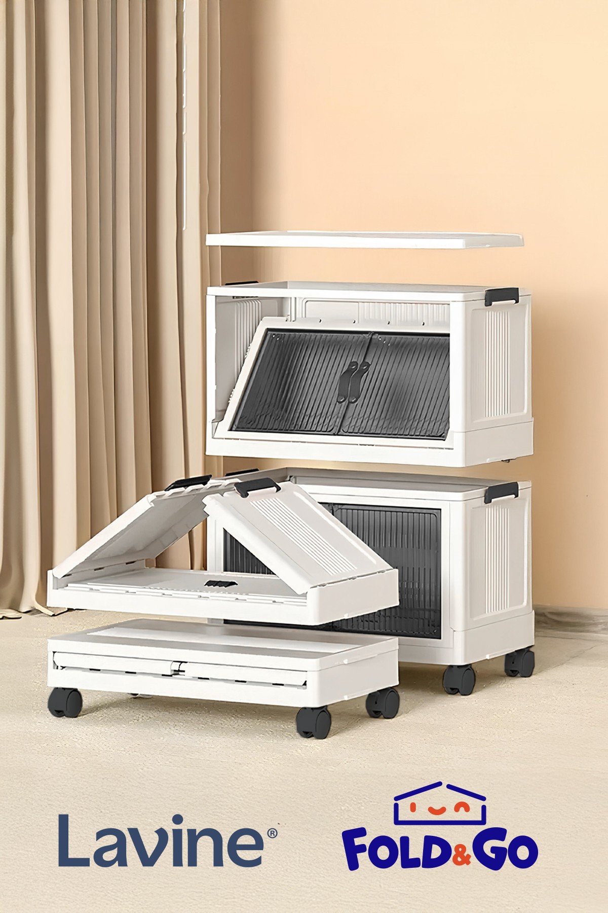 2'li Portatif Organizer Dolap