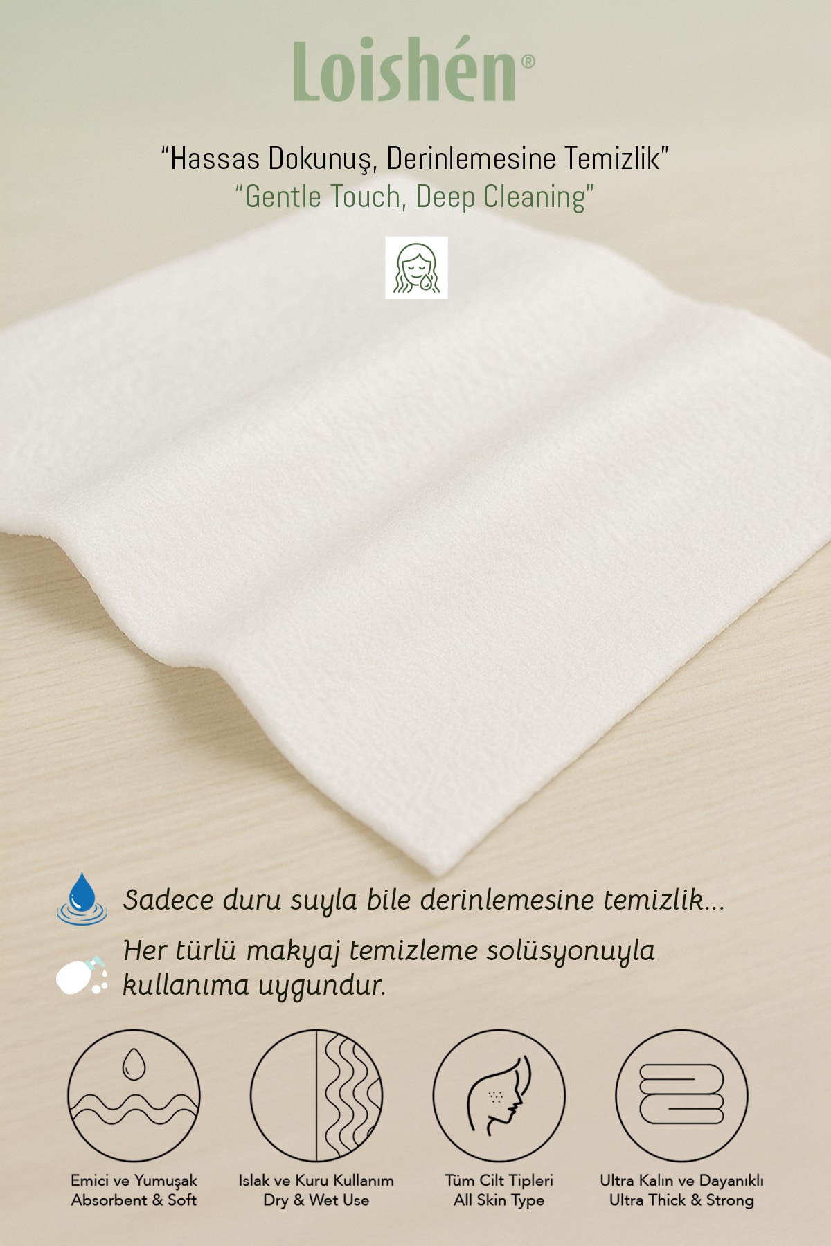  Mikrofiber Yüz Temizleme Bezi - 10 Adet (YIKA TEKRAR KULLAN)