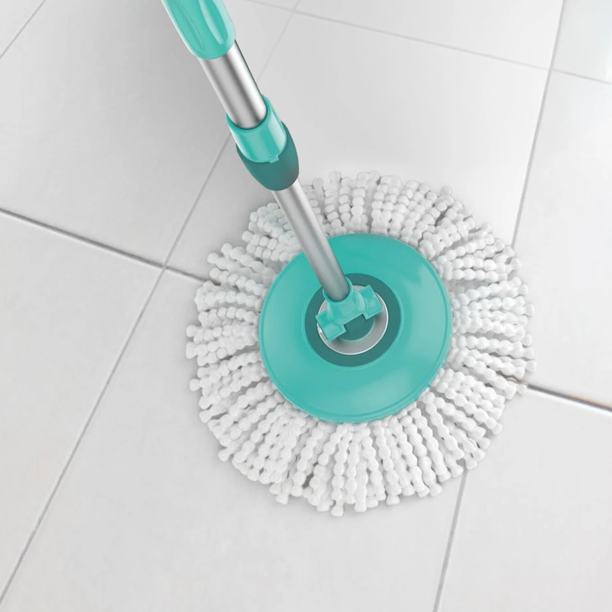 (2 Adet) Lavine 360 Dönerli Mop Yedek Başlık Mikrofiber Püskül Tüm Kovalara Uyumlu