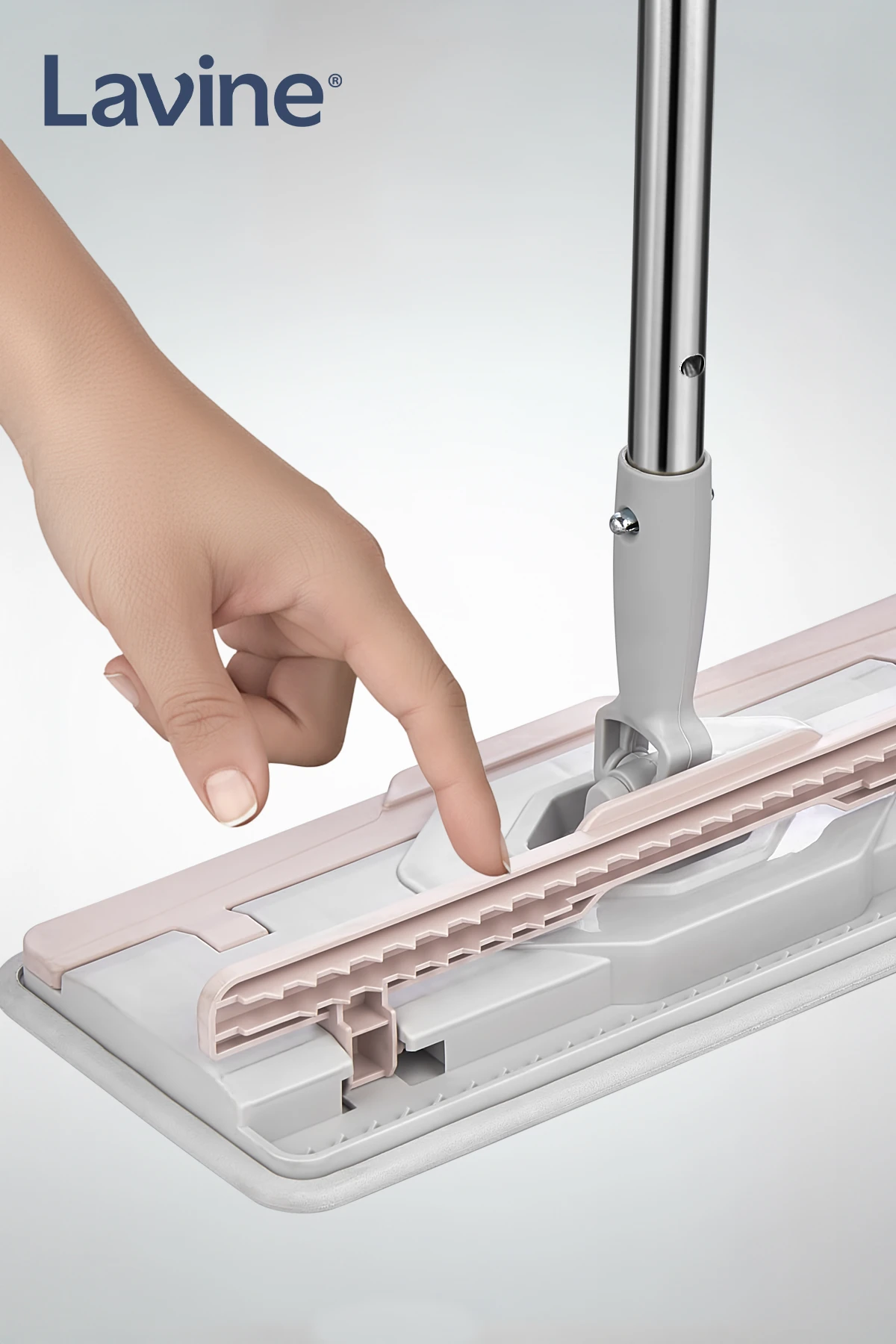 Lavine Mandallı Sprey Mop Kompakt Tasarım Mikrofiber Bezli 4XL Bezlerle Kullanıma Uygun