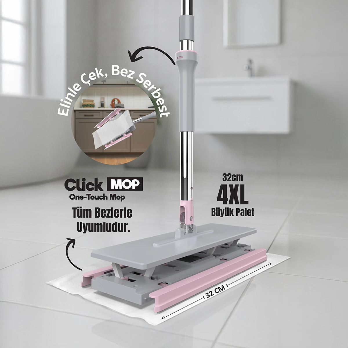 Click Mop 8 Adet Bez Hediyeli