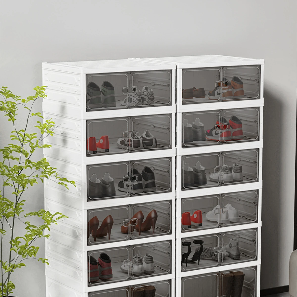 6 Katlı Portatif, Katlanabilir Ayakkabı Düzenleyici