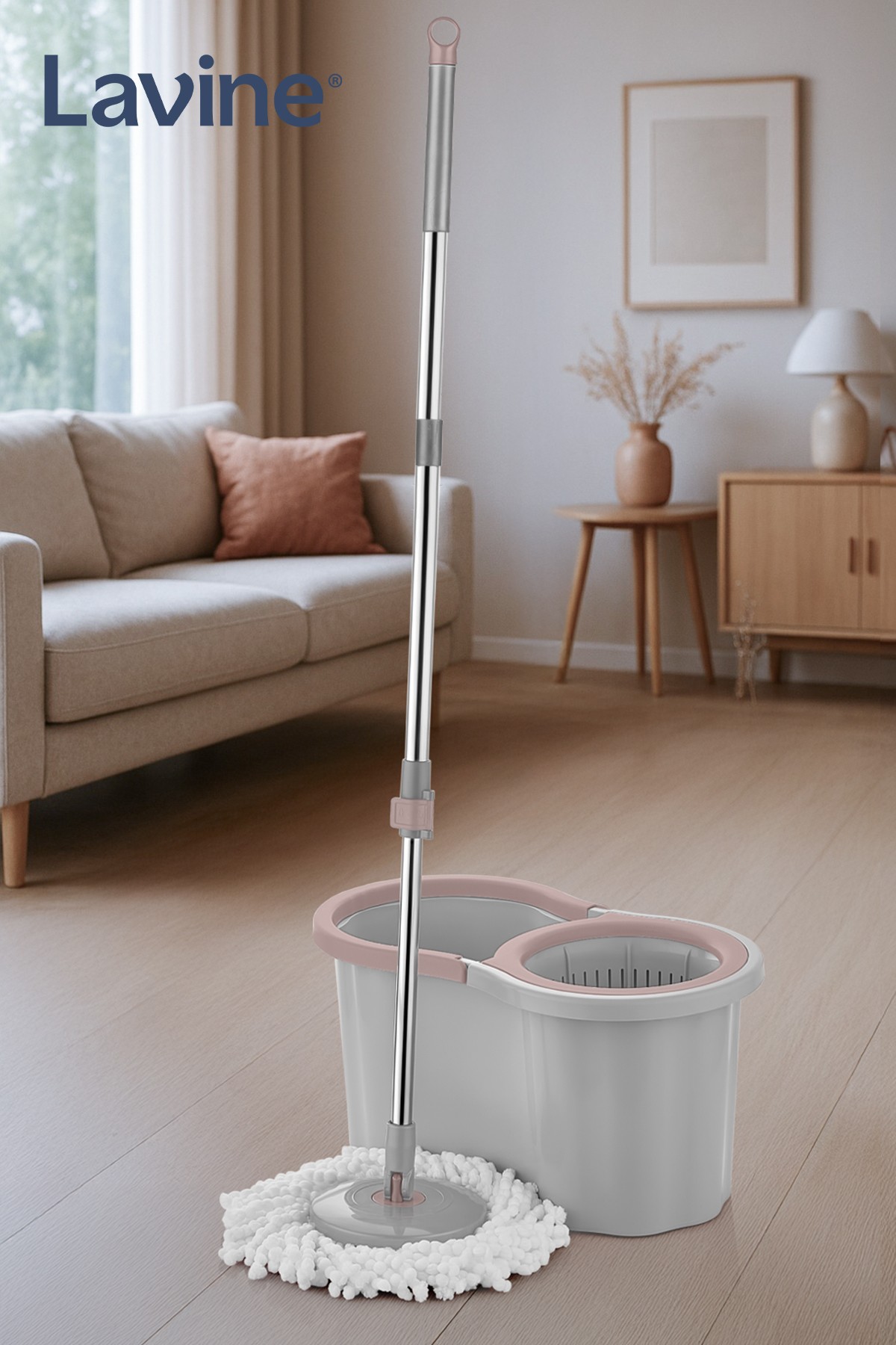 Cool Mop Ultra 360 Temizlik Seti 16lt  - Gri