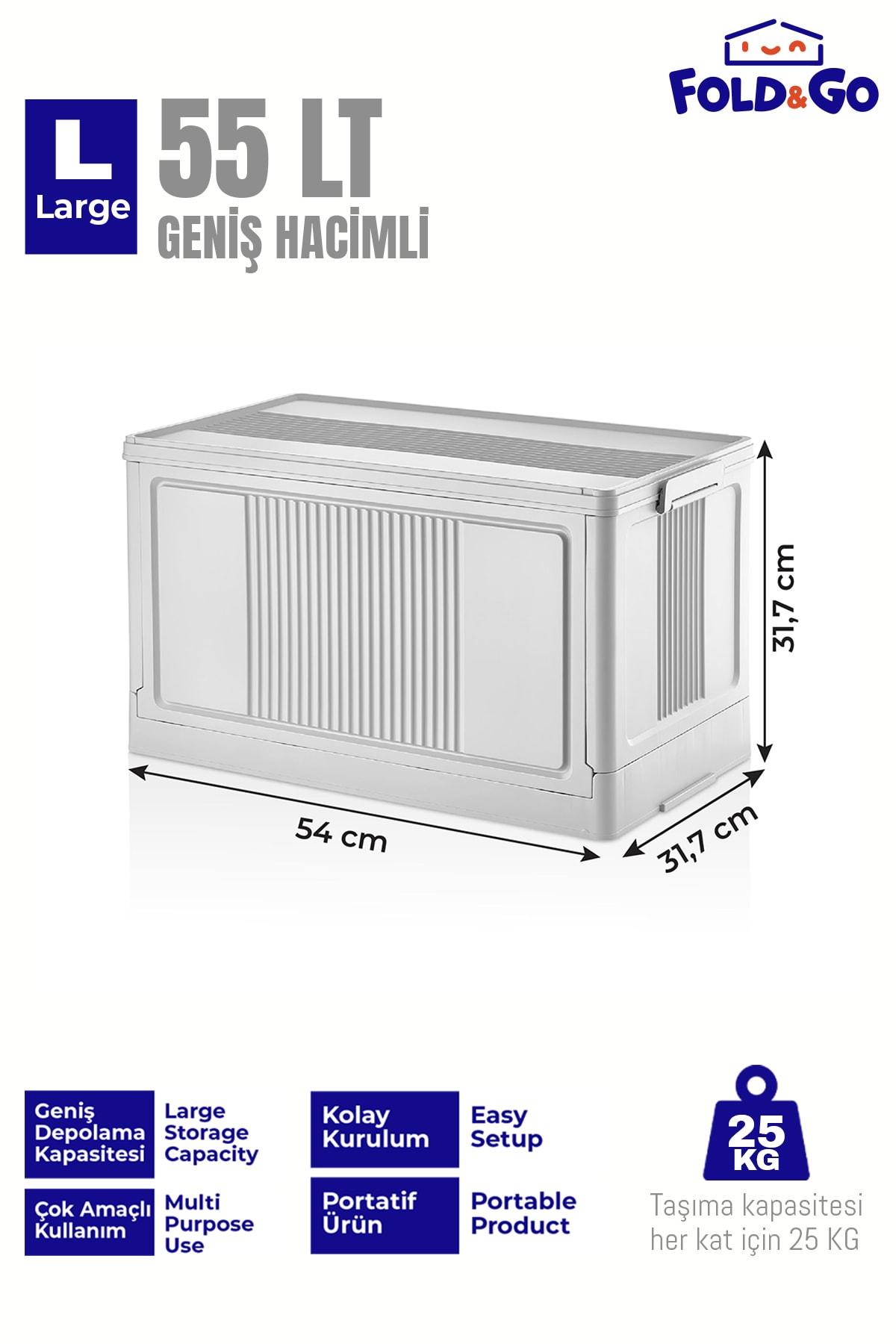 Tekli Portatif Organizer Kasa