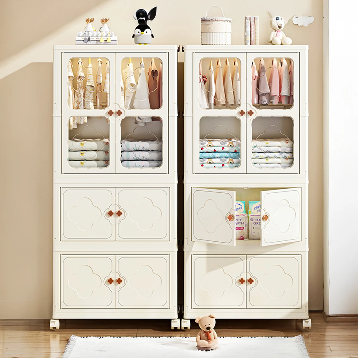 3 Katlı Portatif, Katlanır Gardırop 