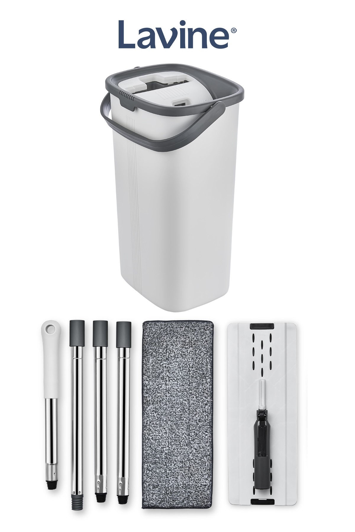  Lavine Flat Mop Temizlik Seti 