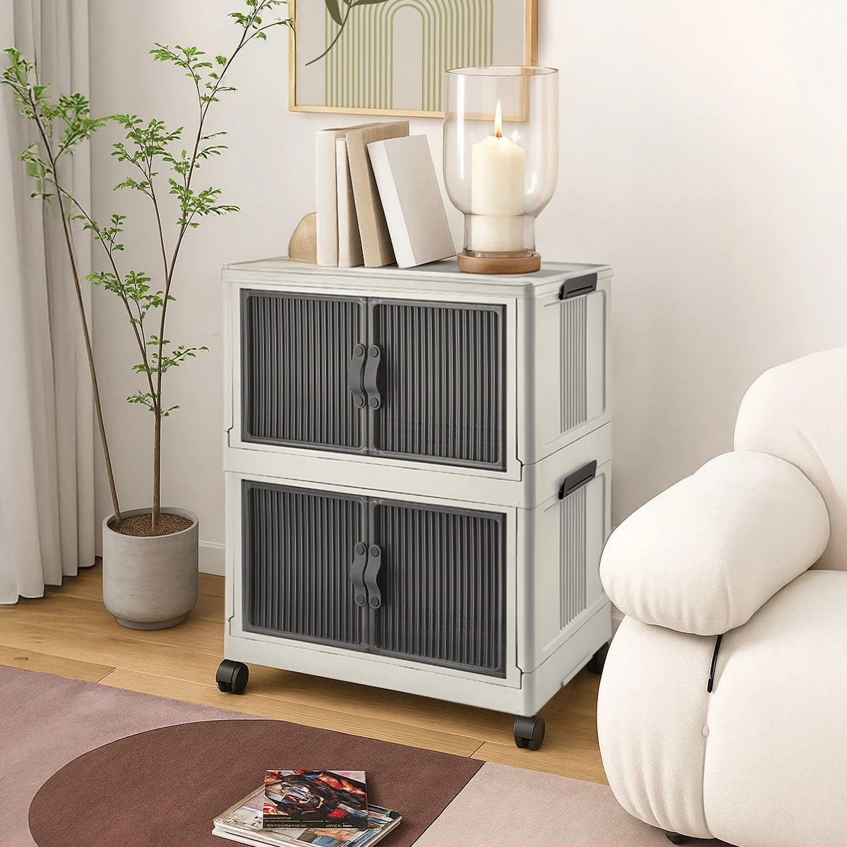 2'li Portatif Organizer Dolap