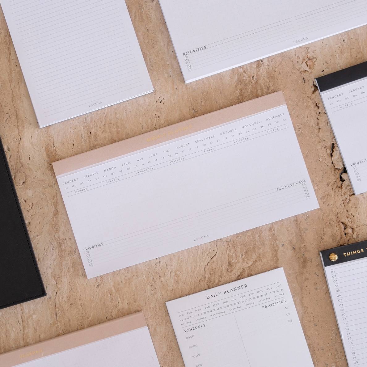 Pembe WeeklyPlannerPad