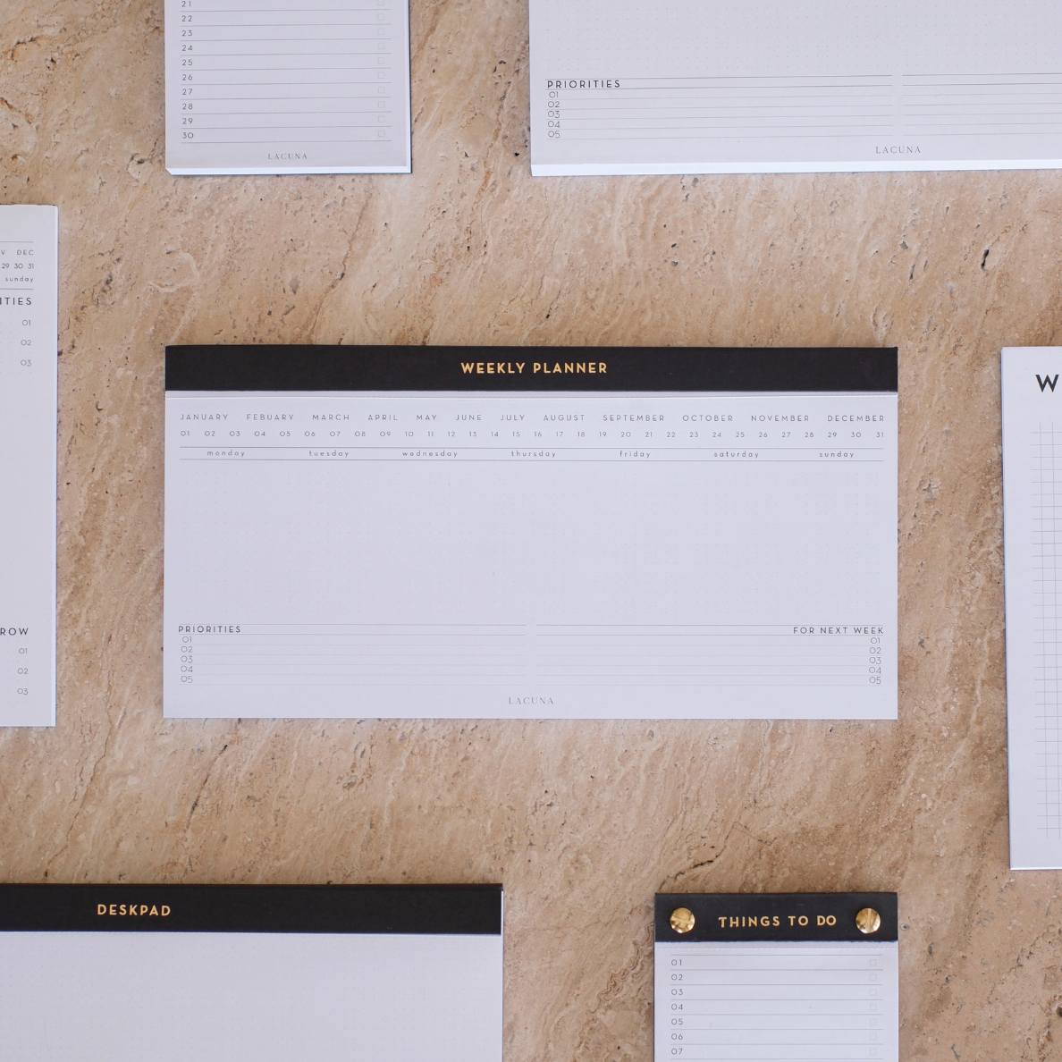 Weekly Planner - Desk 