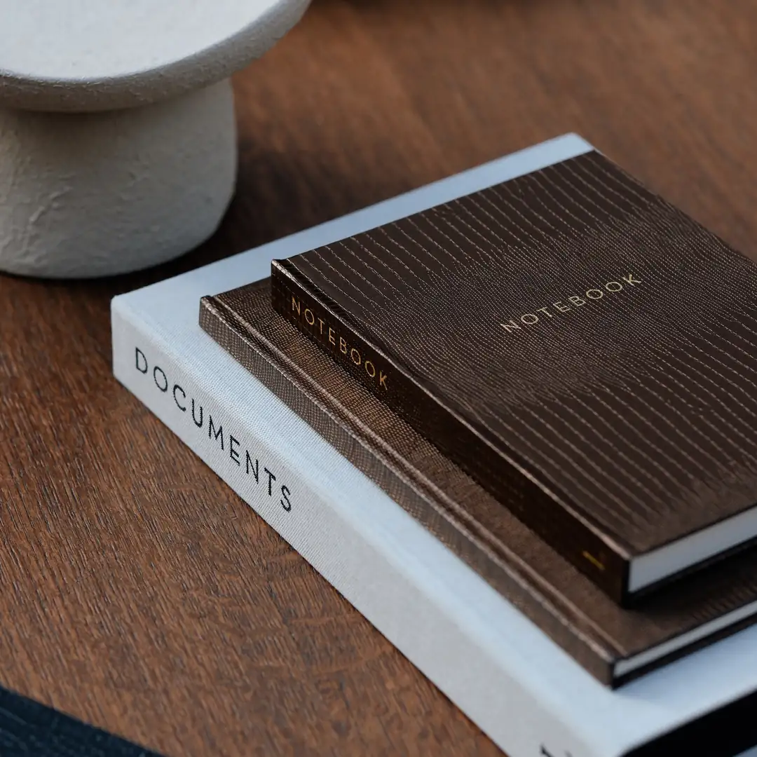 Dot Grid Notebook - Acı Kahve