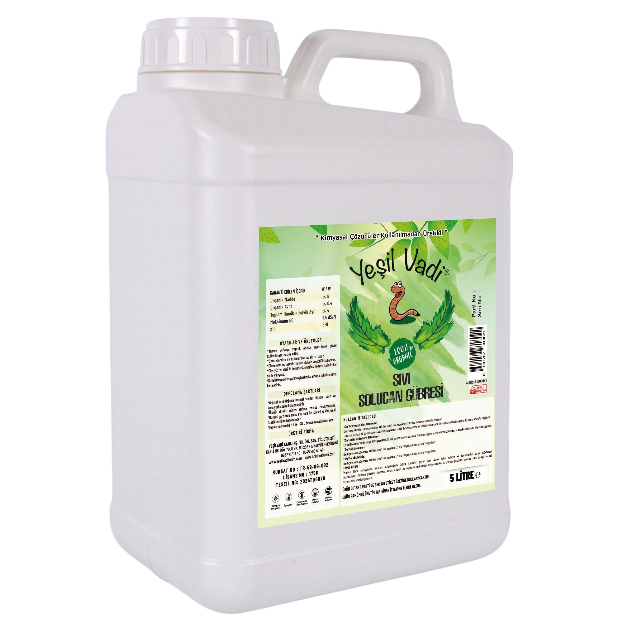 SIVI SOLUCAN GÜBRESİ 5 LİTRE