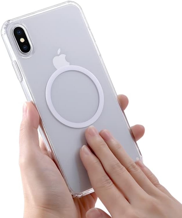 iPhone Xs Magsafe Kablosuz Şarj Destekli Şeffaf V-Mags Kılıf