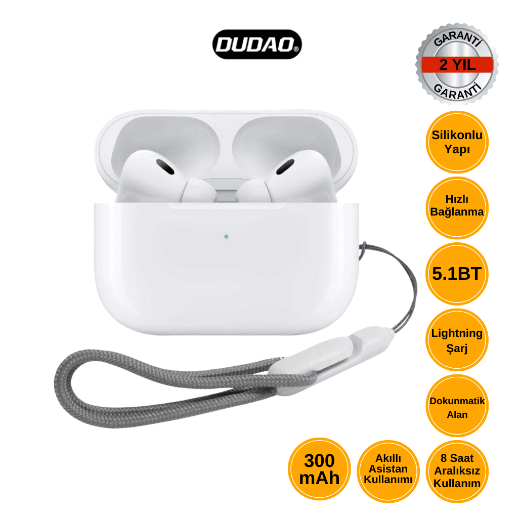 DUDAO U5+ Kablosuz Bluetooth Kulaklık – Silikonlu Yapı & BT 5.1